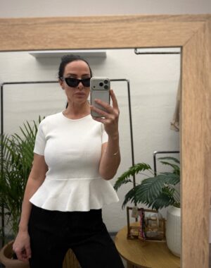 fehér harang felső s-m