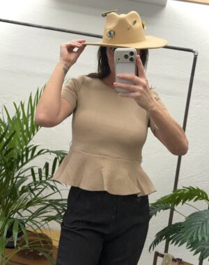 bézs harang felső s-m